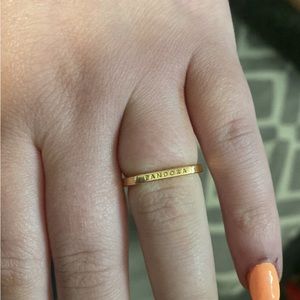 Pandora gold ring
